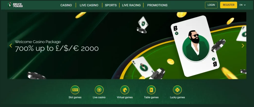 Experience the Thrill with Bruce Pokies Casino UK